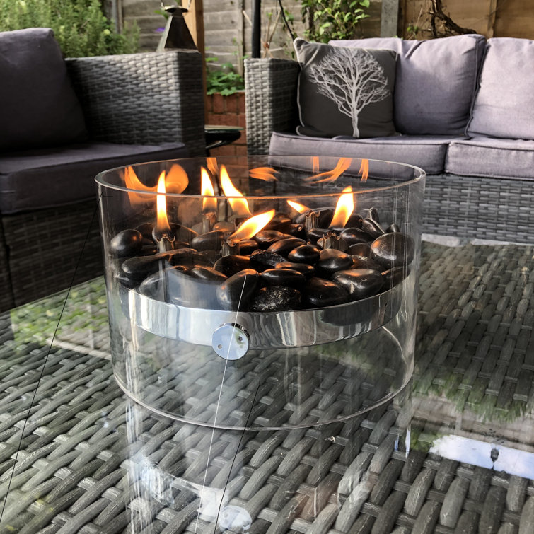 Ivy Bronx Jaeden Large Indoor Outdoor Table top Fire pit by Philippi